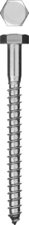 Шурупы ШДШ с шестигранной головкой (DIN 571), 70 х 6 мм, 85 шт, ЗУБР