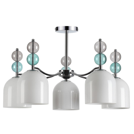 Люстра потолочная E27 5*40W 220V GILLIAN хром LUMION