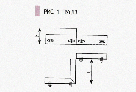 Соединитель-переходник замковый ПУгПЗ 50х100 УТ1,5, оцинкованный лист, S1,0