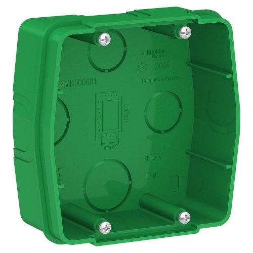 BLANCA коробка монтажная  скрытый 1 пост . зеленый IP20 Schneider Electric