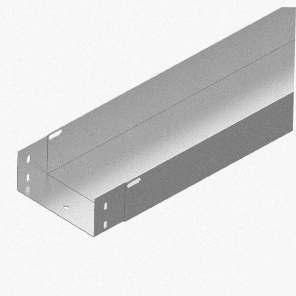 Лоток монтажный цельный глухой ЛМЦГ200х100х3000 УТ1,5, горячее цинкование, S1,5