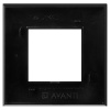 Рамка "Avanti", "Черный квадрат", 1 пост (2 мод.) DKC