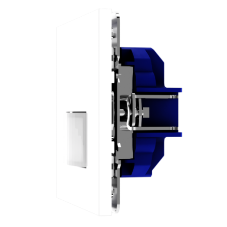 Датчик движения встраиваемый Voltum S70, (белый глянцевый)