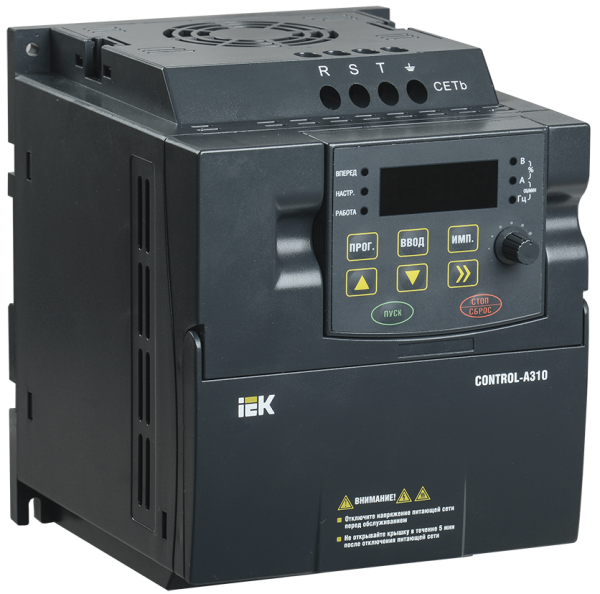 Преобразователь частоты CONTROL-A310 380В 3Ф 1,5кВт 3,7A IEK