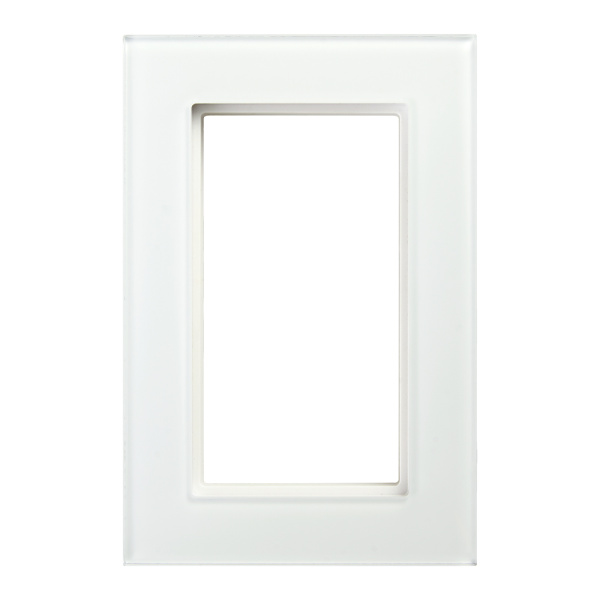 Рамка 2-местная (без перемычки), стекло, STEKKER, GFR00-7012-01, серия Катрин, белый