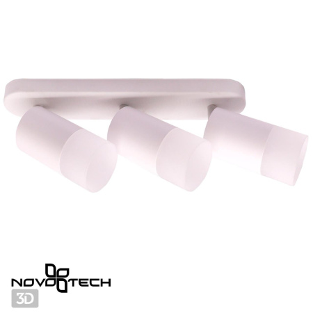 Св-к накл.IP20 GU10 9W 235V FLAX белый C NOVOTECH