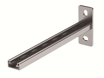 Консоль одиночная, 41х21 мм, осн. 400, нержавеющая сталь AISI 304 DKC