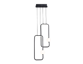 Подвесной светодиодный светильник FL66366/2 BK черный 38W 4200K 300*80*1200 Ambrella Light