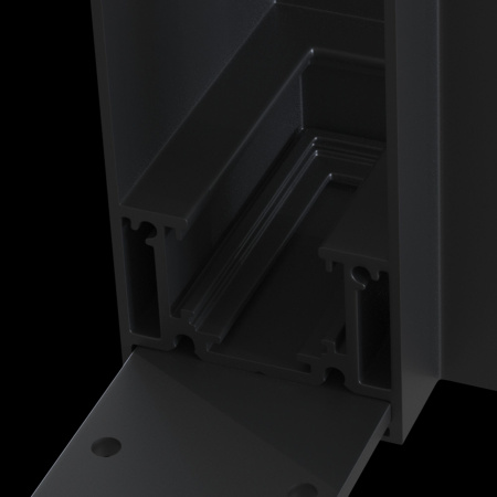 Угловой коннектор для магнитного шинопровода Алюминий Серебро TRA004CL-21B Technical