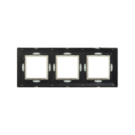 Рамка из металла, "Avanti", белая, 3 поста (6 мод.) DKC