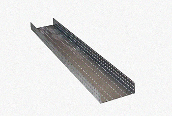 Лоток перфорированный ЛМ 100х65х2000 УТ1,5, горячее цинкование, S1,0