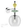 Бра E14 1*40W 4893/1WB BIZET хром/раноцветн./керамика/стекло ODEON LIGHT