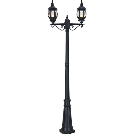Светильник садово-парковый Feron 8114/PL8114 столб 2*100W E27 230V, черный