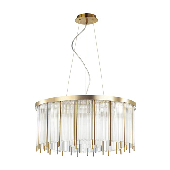 Люстра E14 10*40W YORK золото/металл/стекло ODEON LIGHT