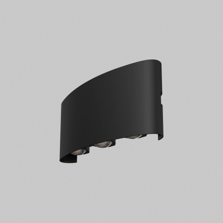 Архитектурная подсветка 6Вт 3000К Черный IP54 Strato O417WL-L6B3K Outdoor Maytoni