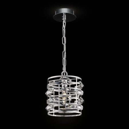 Подвесной светильник 1*E14 60Вт Хром IP20 Frontera MOD067PL-01CH Maytoni