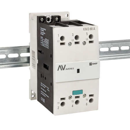 Контактор КМЭ 80А 400В АС AVERES EKF