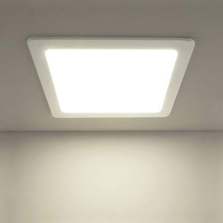 Встраиваемый светодиодный светильник потолочный DLS003 24Вт 4200К белый Elektrostandard