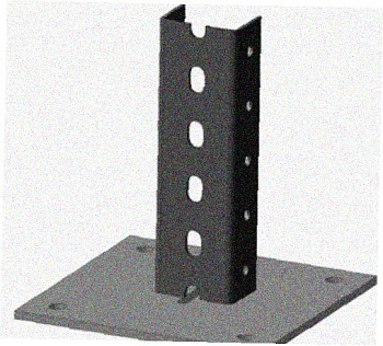 Стойка напольная (потолочная) СНП200х4 УХЛ1,горячее цинкование, S4,0