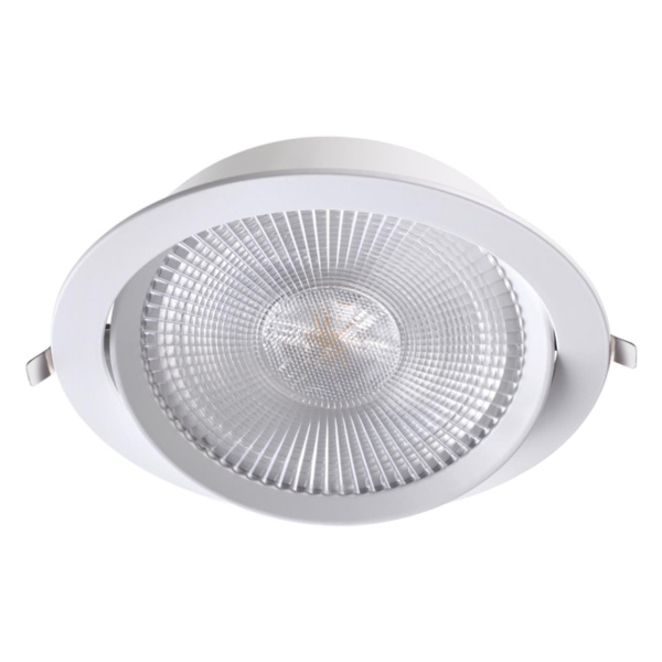 Встр.поворотный св-к IP20 LED 3000К 30W 85-265V STERN белый NOVOTECH