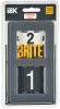 BRITE Рамка 2-мест. РУ-2-2-Бр стекло графит RE IEK