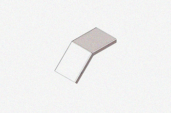 Крышка лотка замкового КЛСЗ 500х100-45 УХЛ1 для поворота трассы вниз на 45, горячее цинкование, S1,5