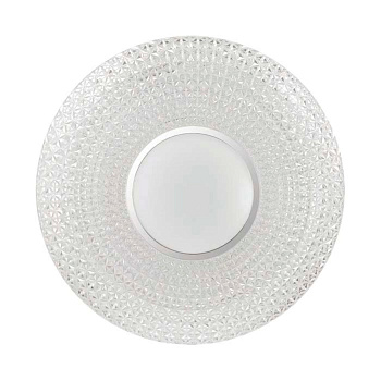 Св-к пластик/белый/прозрачный/хром LED 48Вт 3000-6000K D420 IP43 пульт ДУ VISMA SONEX