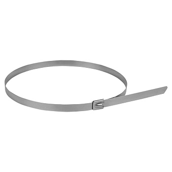 Хомут AISI 304 из нержавеющей стали, 7,9x520 (10 шт) FlexLock PROxima EKF
