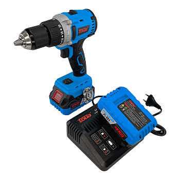 Аккумуляторная дрель-шуруповерт DBLD180 18V(1АКБ+ЗУ) Toua