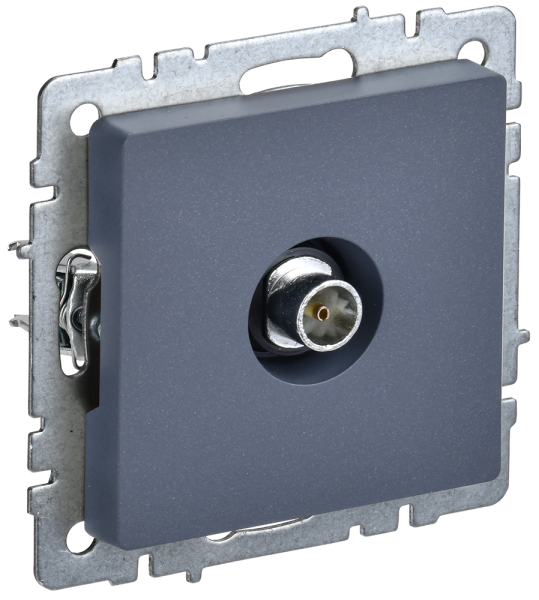 BRITE Розетка TV оконечная РТВ11-0-БрМ маренго