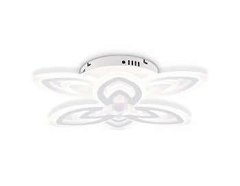 Потолочный светодиодный светильник с пультом FA4546/3+3 WH белый 3000K-6400K 76W D490*110 (ПДУ ИК) Ambrella Light