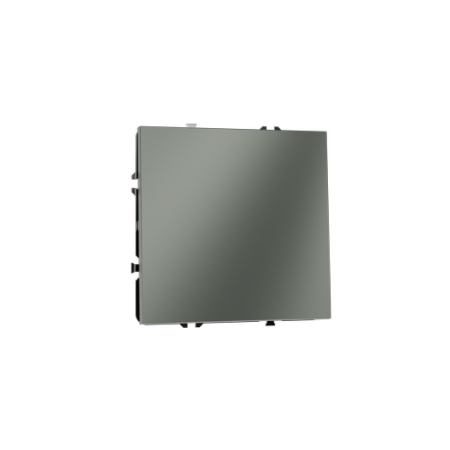 Проходной переключатель встраиваемый Voltum S70 одноклавишный 10А, (титан)