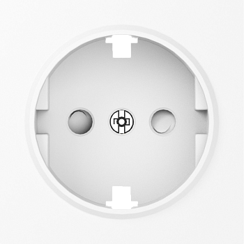 Donel A07 глянцевый белый накладка для розетки Schuko с заземлением, со шторками 16A 250 В~,серия DB