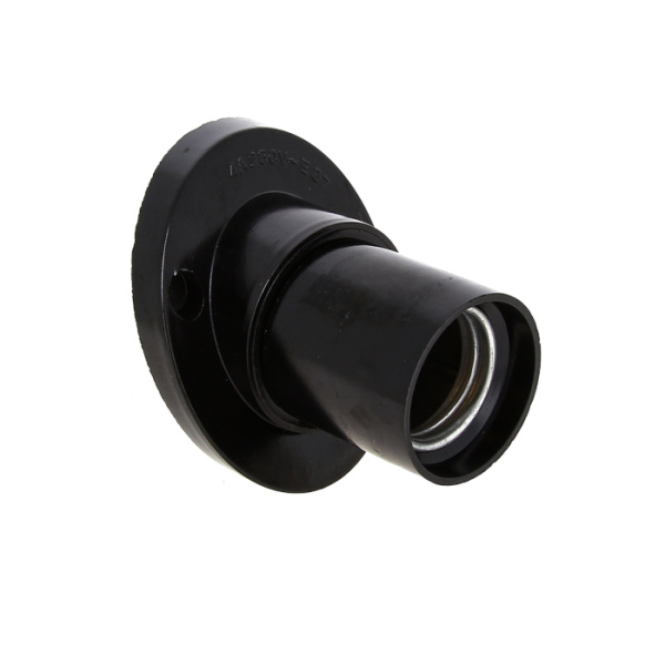 Патрон карболитовый наст, Е27 черн, наклонный PROxima EKF