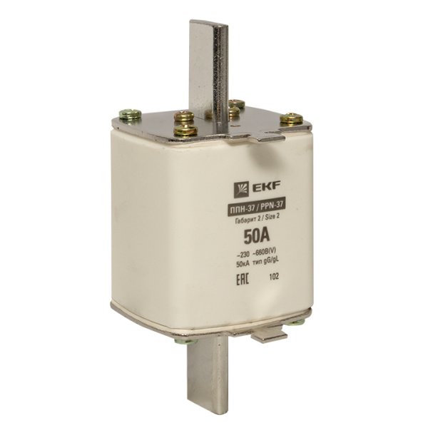Плавкая вставка ППН-37 400/50А габарит 2 PROxima EKF