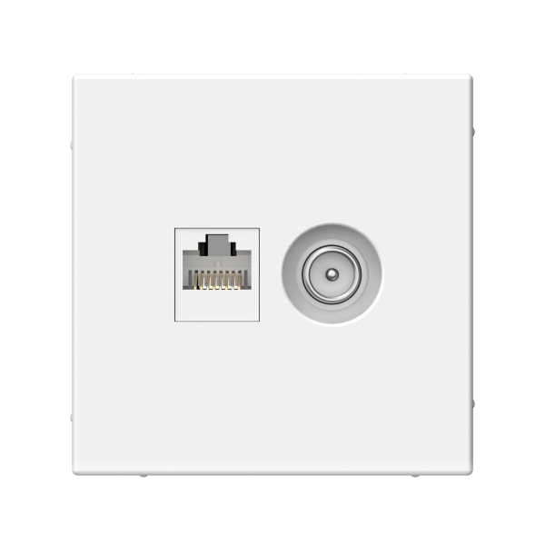 ARTGALLERY РОЗЕТКА двойная ТВ + компьютерная RJ45, кат. 5Е, ЛОТОС Systeme Electric ARTGALLERY РОЗЕТКА двойная ТВ + компьютерная RJ45, кат. 5Е, ЛОТОС Systeme Electric