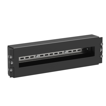 Модуль 3U с DIN рейкой для 19" IT-корпусов, RAL9005 DKC