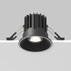 Встраиваемый светильник LED 7Вт Черный IP20 Downlight DL058-7W4K-B Technical Maytoni