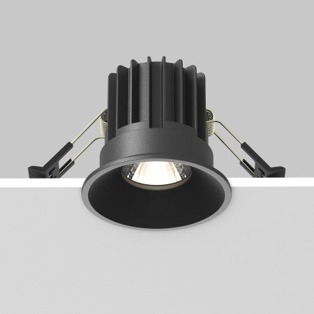 Встраиваемый светильник LED 7Вт Черный IP20 Downlight DL058-7W4K-B Technical Maytoni