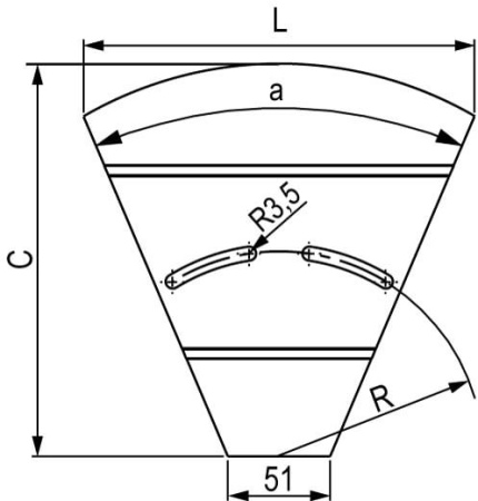 Горизонтальный изменяемый угол СРО 0-45град. 100х50 DKC