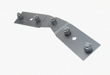 Соединитель шарнирный СШ.ЛМГх100 УТ1,5, оцинкованный лист, S1,5