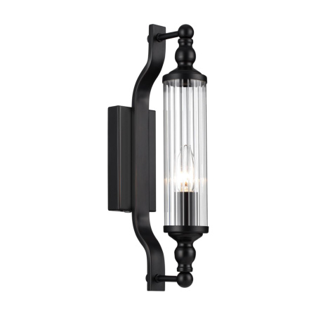 Настенный светильн.E14 1*40W IP44 TOLERO черный/прозрачный/стекло ODEON LIGHT