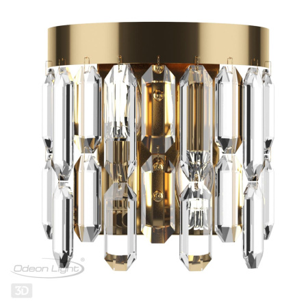 Бра E14 2*40W DAKISA золотой/хрусталь ODEON LIGHT