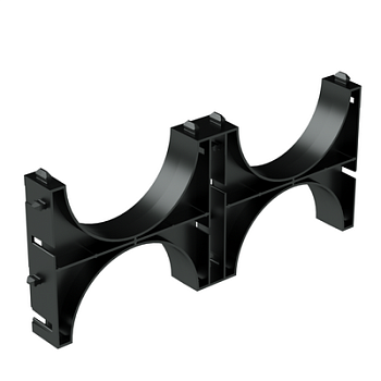 Держатель расстояния (кластер) для двустенных труб, д.160мм, двойной DKC