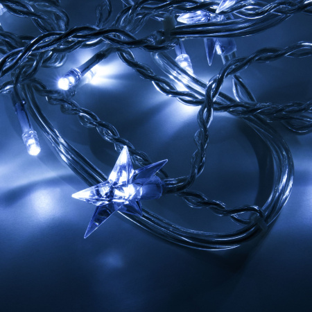 Гирлянда бахрома 1,8*0,5 м IP20 (100-002 белый) Eurosvet