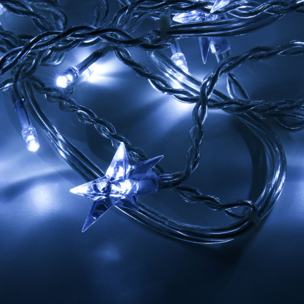 Гирлянда бахрома 1,8*0,5 м IP20 (100-002 белый) Eurosvet