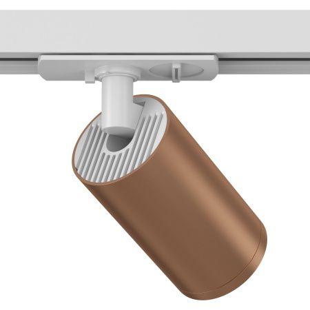 Светильник трековый 1*GU10 10Вт Белый и Медь матовая IP20 Focus S TR020-1-GU10-WC Technical
