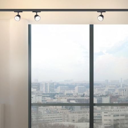 Трехфазный трековый св/д св-к IP20 LED 4000K 10W 100-265V черный/белый KNOF NOVOTECH