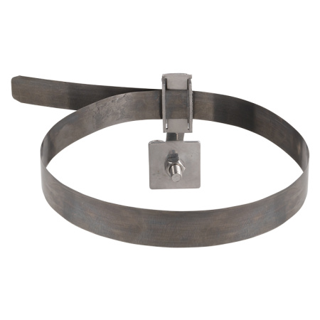 Держатель для труб универсальный D=(0-200) мм нерж, NI и полоса нерж, cталь PROxima EKF