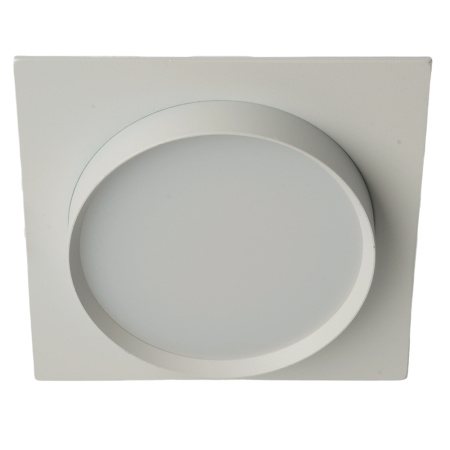 Светильник потолочный встраиваемый, 15W 230V GX53, белый, квадрат, без лампы, DL506 Feron